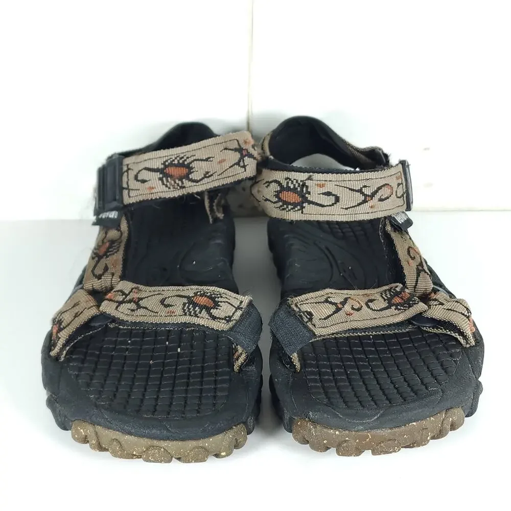 Teva Valkyrie Mens US 8 Brown Waterproof Hiking Outdoor Sandals Shoes